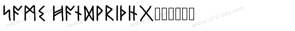 Sams handwriting字体转换